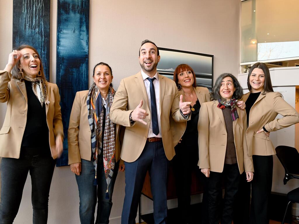 l'équipe de l'agence Alpha Saint-Germain