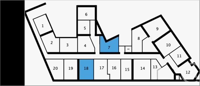 Appartement Studette à vendre - 1 pièce - 18.31 m2 - PARIS - 75006 - ILE-DE-FRANCE - Century 21 Alpha Saint-Germain