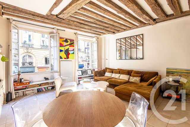 Appartement F2 à vendre - 2 pièces - 50.73 m2 - PARIS - 75002 - ILE-DE-FRANCE - Century 21 Alpha Saint-Germain